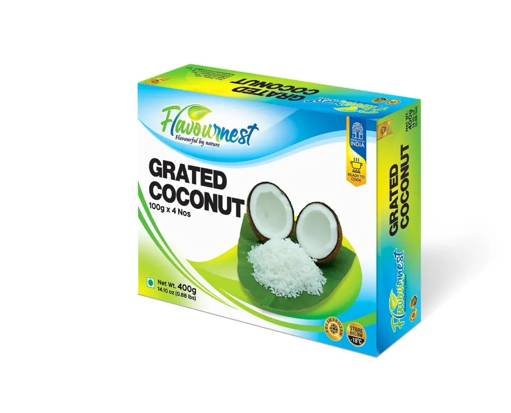 FN GRATED COCONUT 100G*4